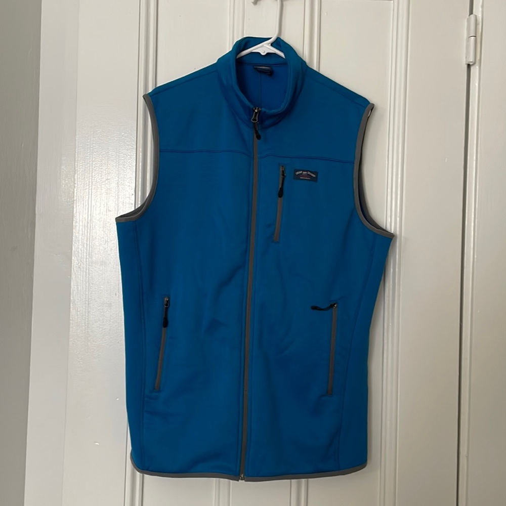 Men’s blue fleece vest